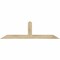 Ekena Millwork Portland Rough Sawn Timber Gable Bracket, Douglas Fir, 60"W x 17"H x 2"D x 4"F, 7/12 Pitch GBW060X17X0204POR00RDF - alternate 1